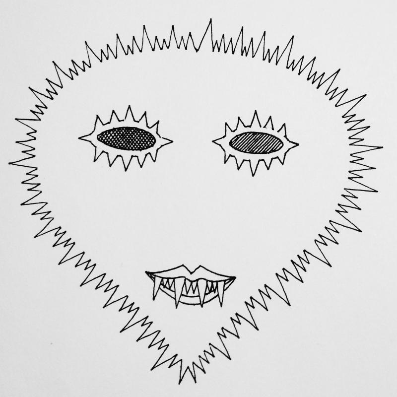 Handzeichnung des Artisten Créateur Grimbs (1)