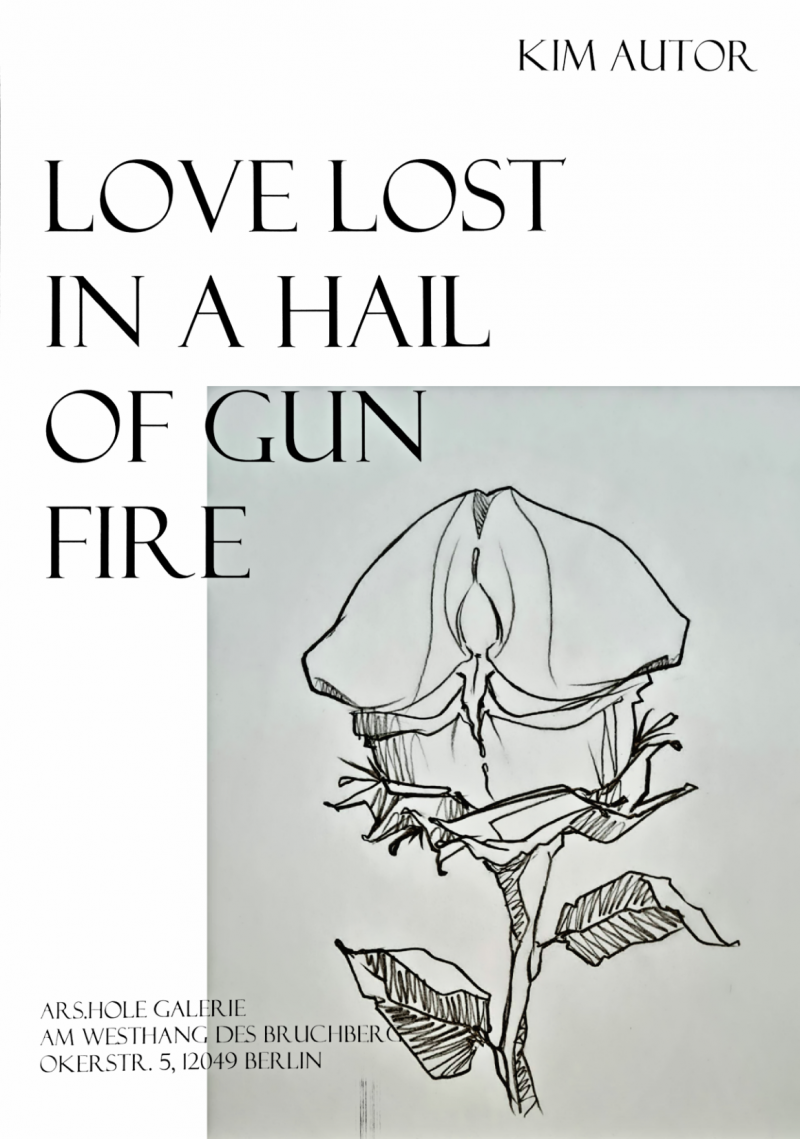 LOVE LOST IN A HAIL OF GUN FIRE (Plakat)