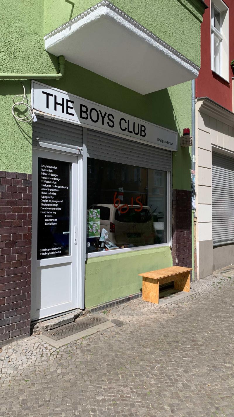 The Boys Club Window