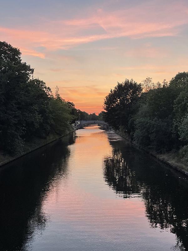 Vera Leisibach's photo of the Landwehr Canal in Berlin.