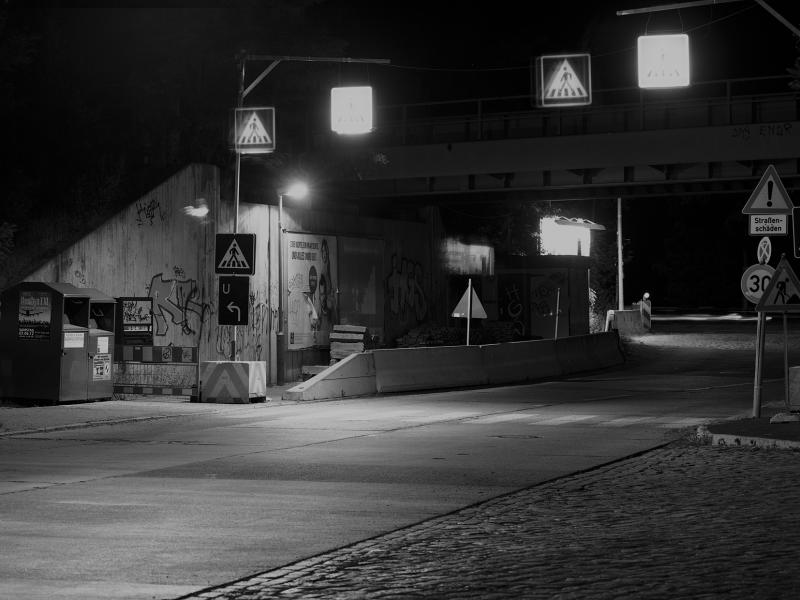 Berlin, Hennigsdorfer Strasse, SW Fotografie, Nachtaufnahme