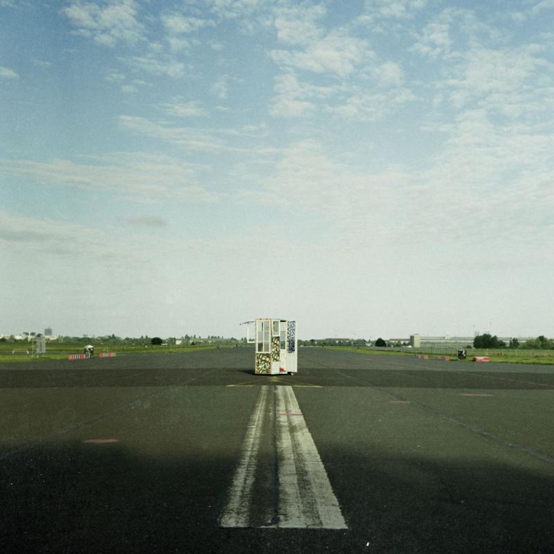 Photo of the Travel Poems Teleporter Booth in Tempelhoferfeld