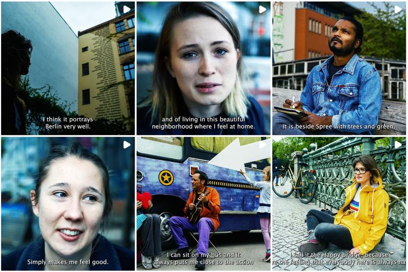 Parts of "Favorite Place: Berlin" projects