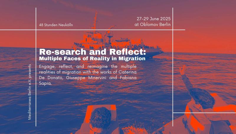 Re-search and Reflect, exhibition organised by Mediterranea Berlin for the 48 Stunden Neukölln