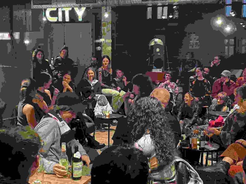book talk given at casino by collective