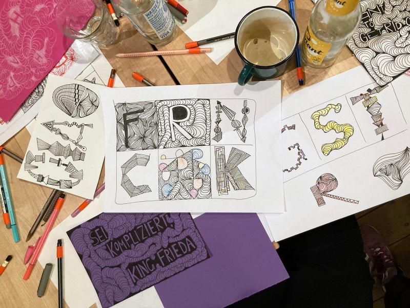 Meditative Drawing Session