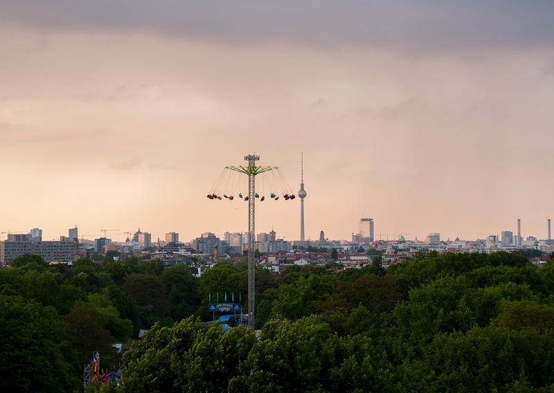 Park, Berlin, Karusell, Horizont, Rummel, Hasenheide, Neukölln