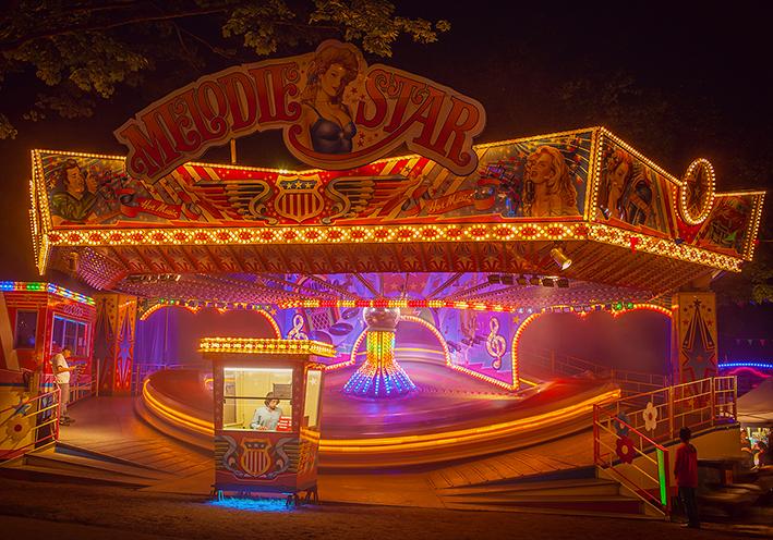 Park, Berlin, Karusell, Nacht, Rummel, Hasenheide, Neukölln