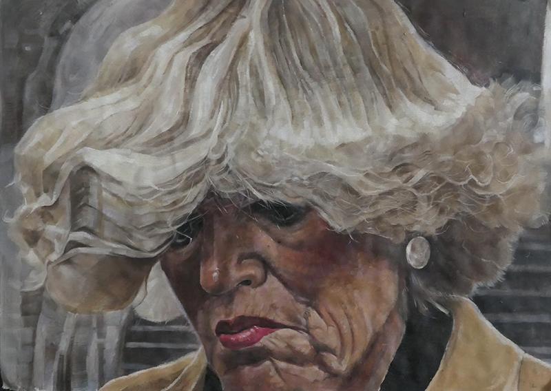 Peng Xiangheng Grandma 8, 2025 oil on canvas 