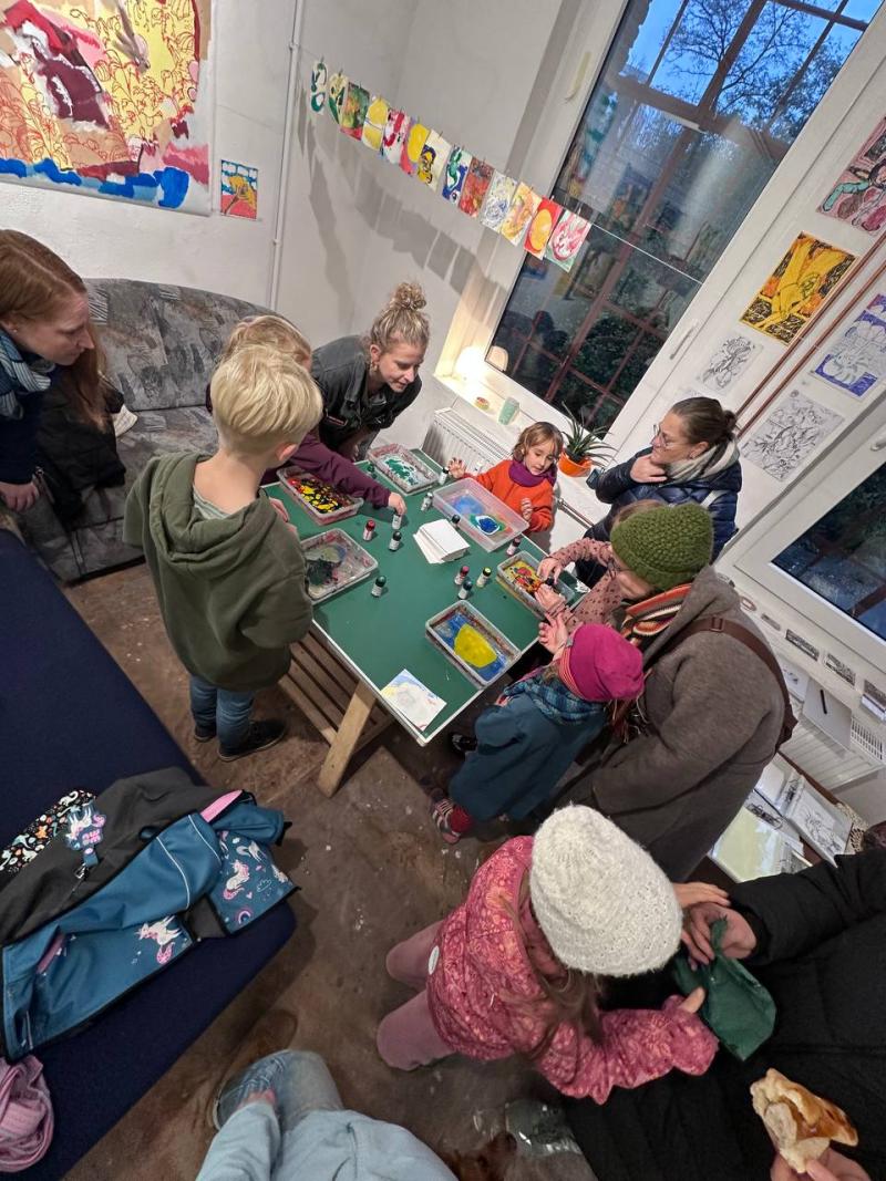 Wasser Marmorieren Workshop