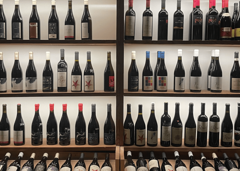 wine selection of le balto