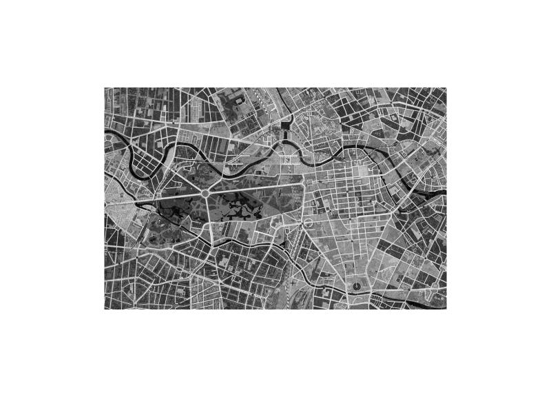Grayscale map of Berlin 