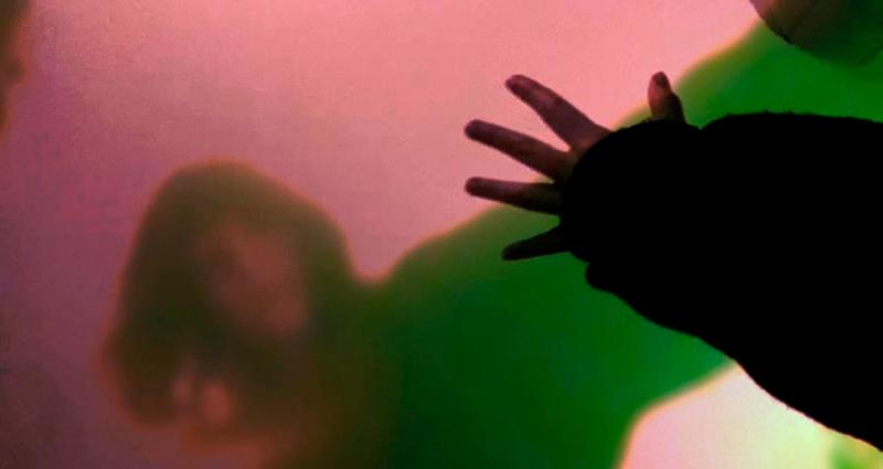 Interactive visual of a silhouette