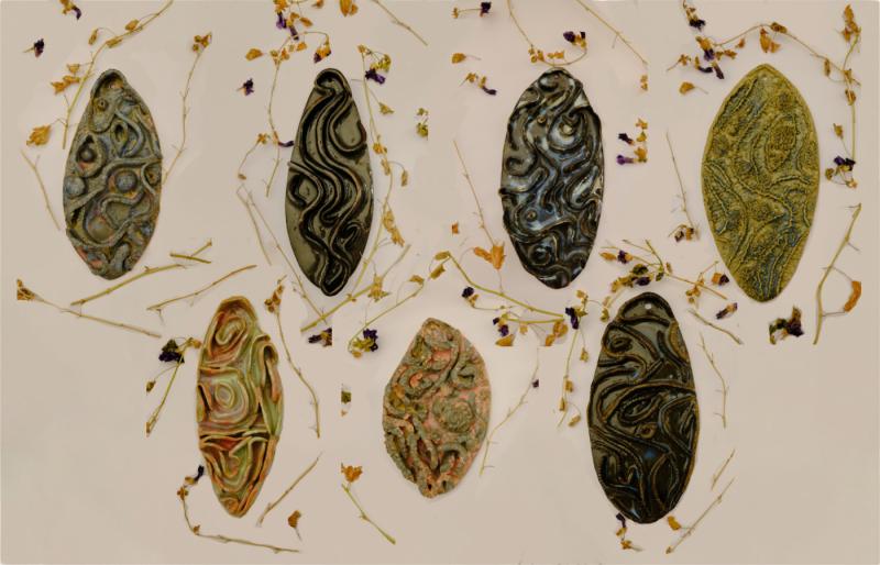 Layout of the sculptures (Alien Landscapes)