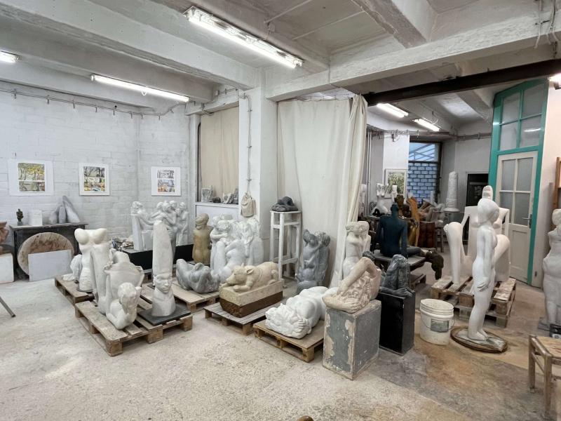 Atelier Simon schrieber, steinskulturen berlin neukölln, atelierhaus schönstedtstr. 13 