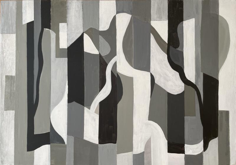 Grey on Canvas