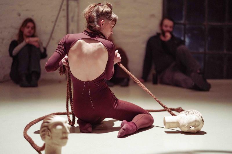Linde van der Burgh performing Womb-hood