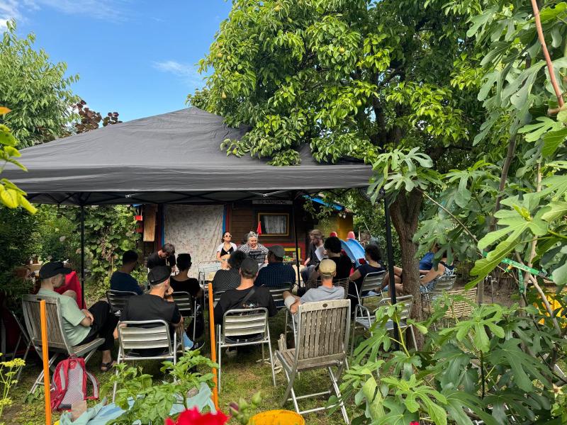 Open air vor der Märchenlaube