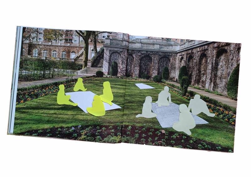mock-up for the public-space intervention 