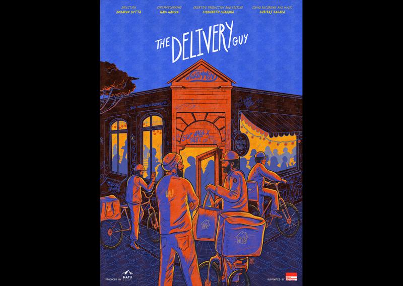 "The Delivery Guy" documentary film poster