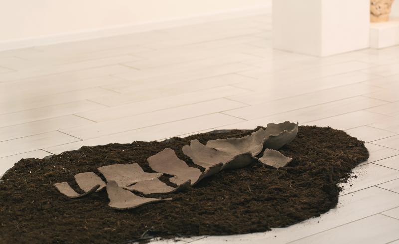 the ceramics installation