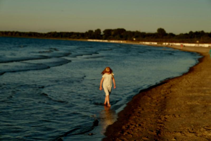 Mädchen im Meer