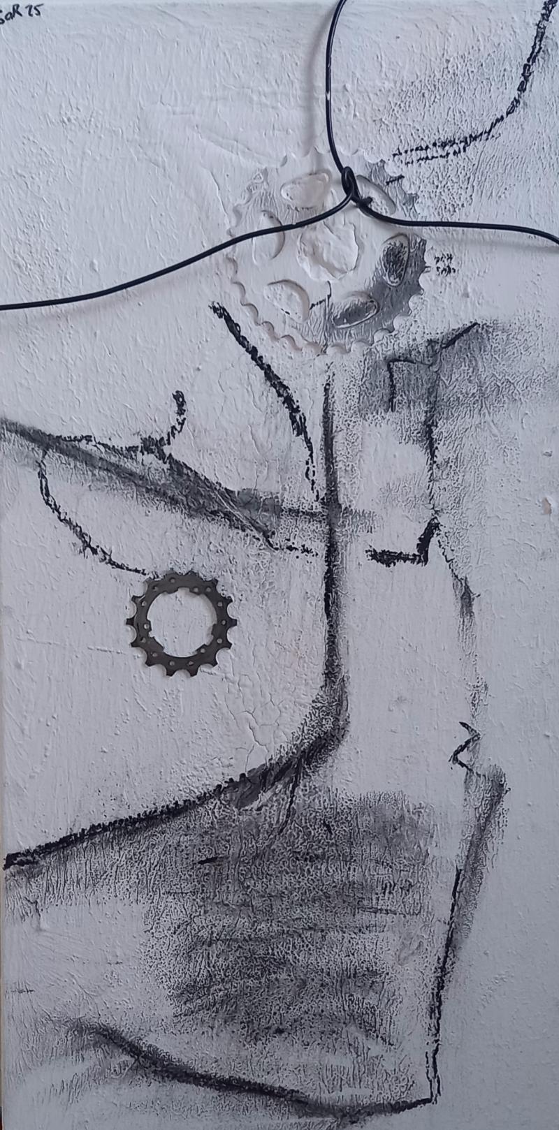 "Past Confusion" (mixed technique)