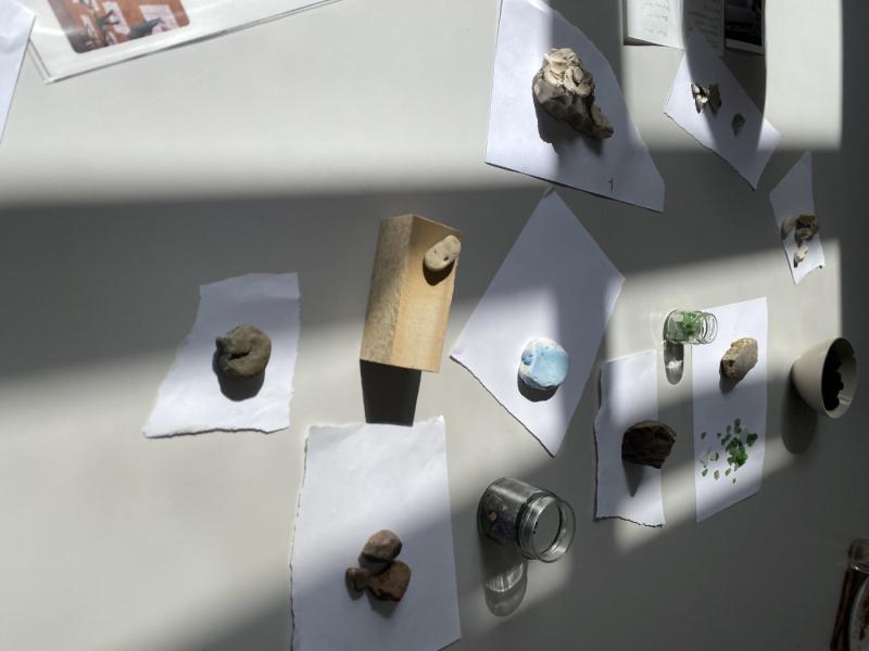 Sammlung Steine, Fragmente, Fundstücke