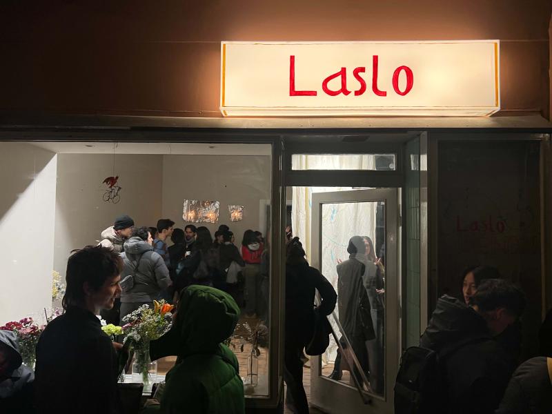 Storefront of Laslo studio in Neukölln. 
