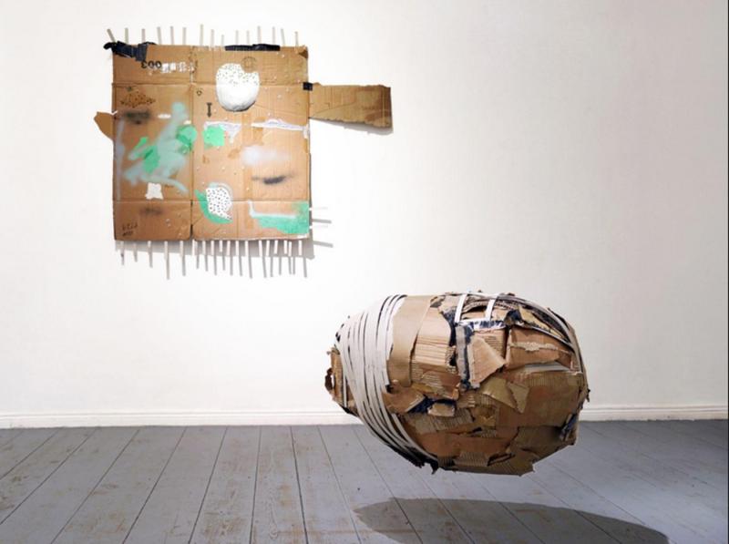 Lale Willan, Pigeon Paradox, Installationsicht