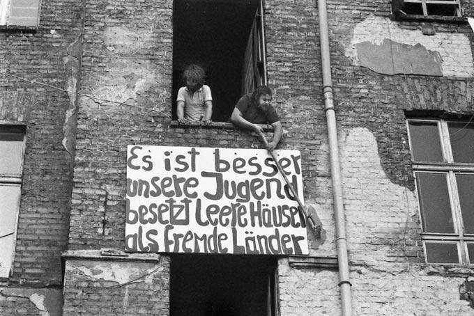 Archivbild Hausbesetzung