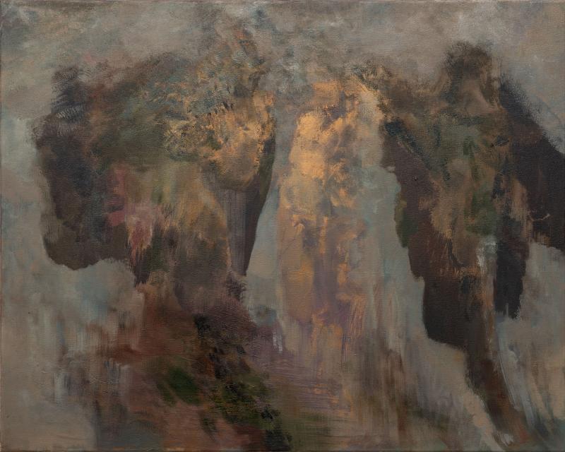 Abstract gestural painting