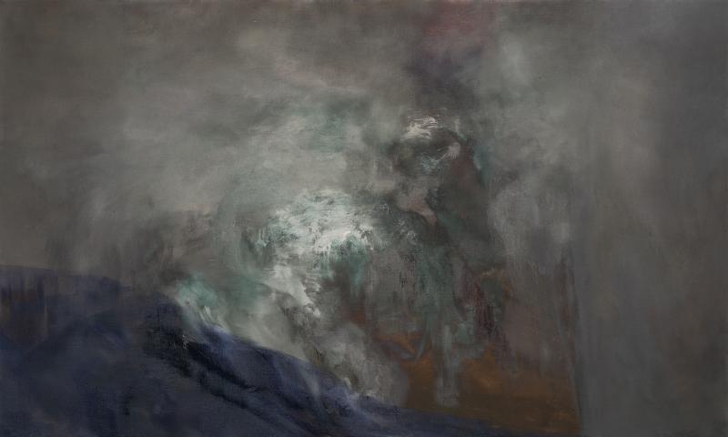 Abstract gestural painting
